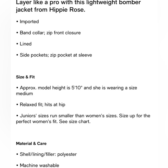 Woman’s Bomber Jacket - Picture 2 of 10